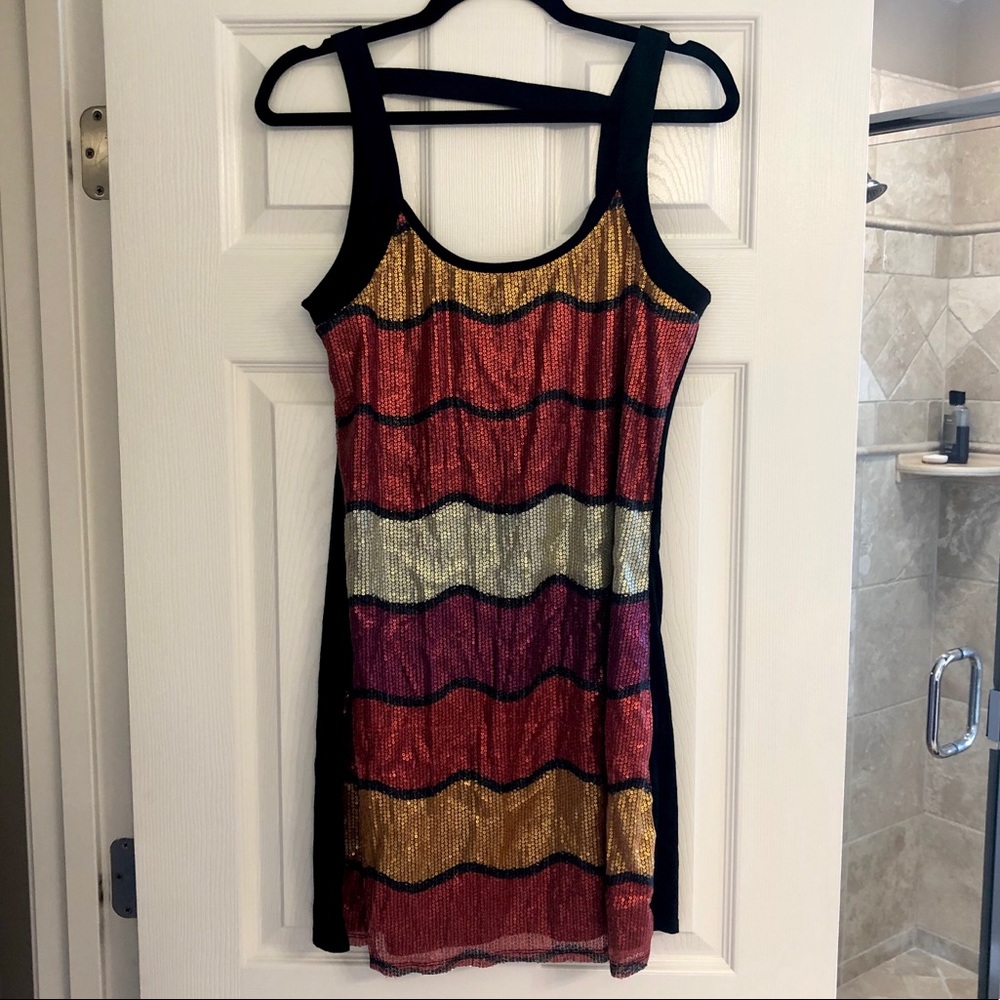 NAT- sequin mini dress